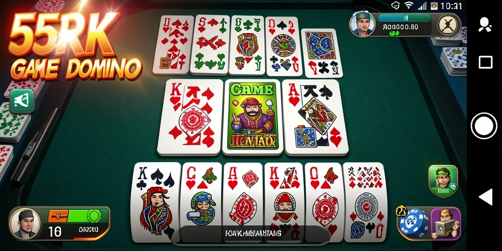 Tampilan gameplay 55RK yang menarik dan interaktif.