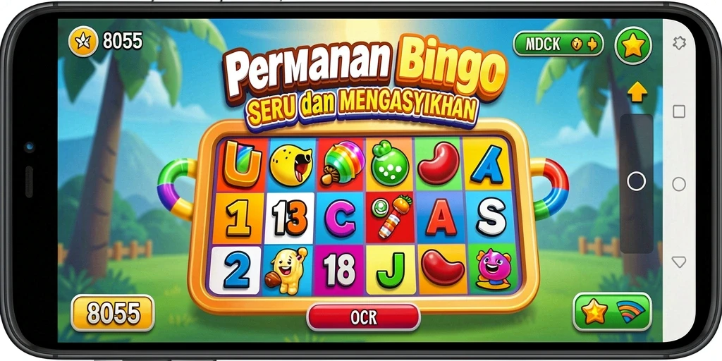 Tampilan gameplay Bingo yang seru dan interaktif.