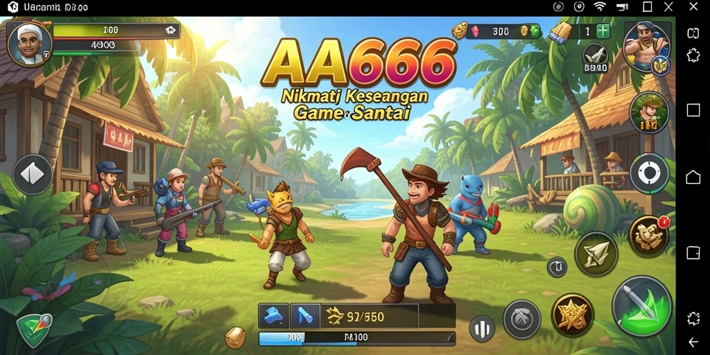 Menampilkan gameplay seru dan menghibur di AA666.