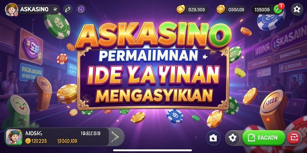 Screenshot gameplay menunjukkan keseruan dan kemudahan ASKASINO.