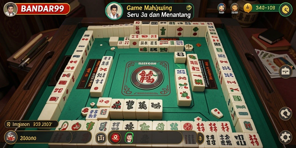Tangkapan layar utama <strong>BANDAR99</strong> yang menunjukkan gameplay Mahjong yang seru.