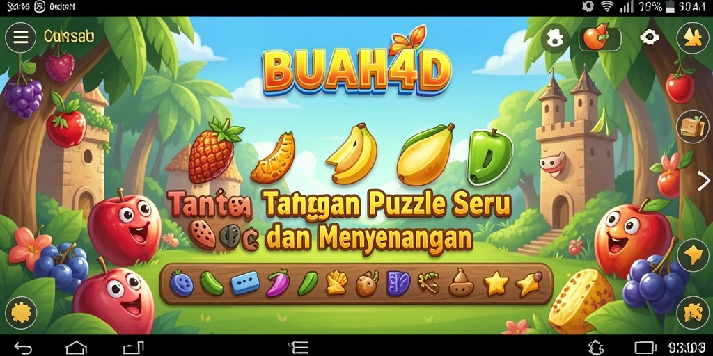 Tampilan gameplay BUAH4D yang seru dan menantang di setiap level.