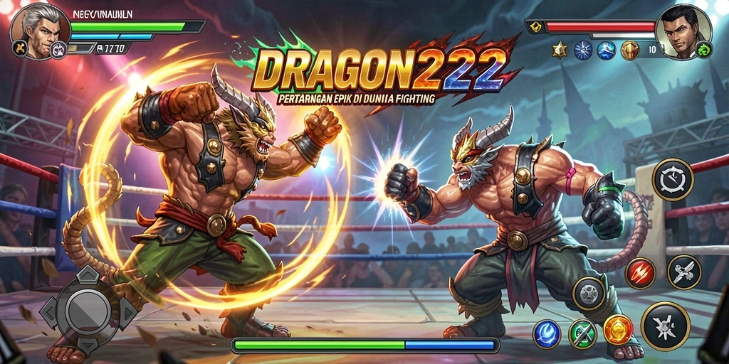 Tampilan gameplay seru dari DRAGON222 dengan aksi bertarung yang intens.