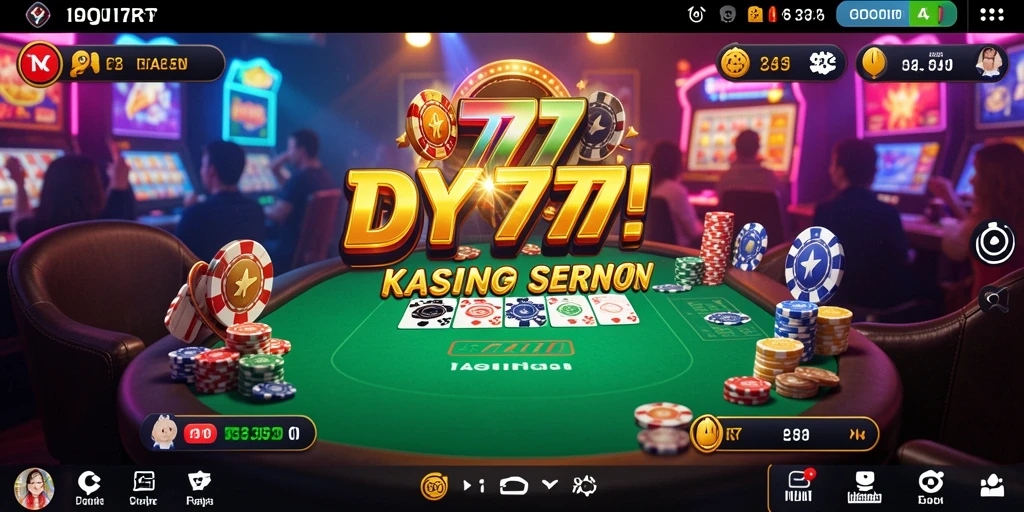 Screenshot gameplay <strong>DY777</strong> menampilkan suasana kasino yang menarik.
