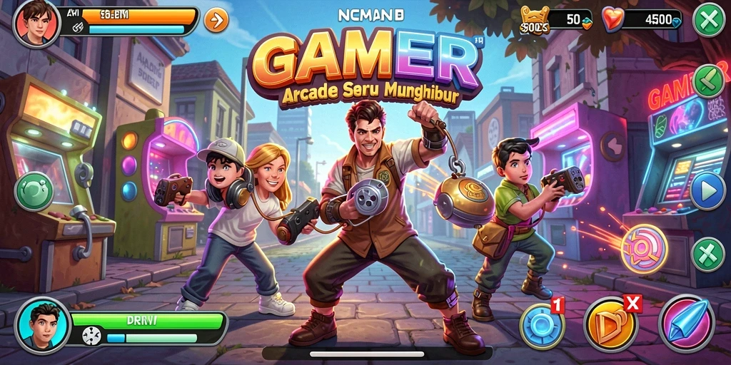 Tampilan gameplay seru di GAMERP dengan aksi penuh tantangan.