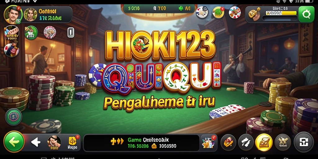 Gambar gameplay seru HOKI123 dalam bermain QiuQiu.