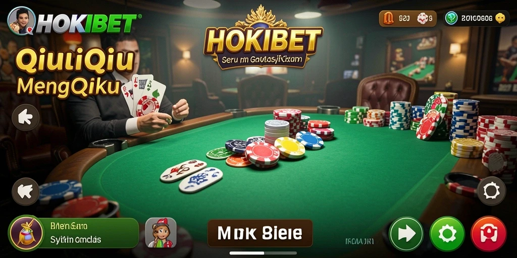 Screenshot HOKIBET menampilkan gameplay QiuQiu yang menarik.