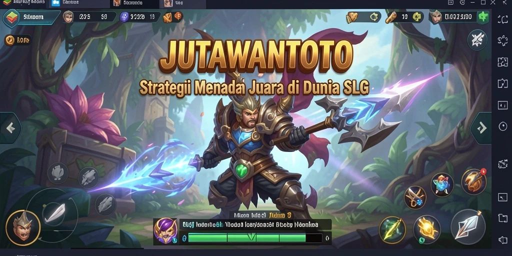 Screenshot JUTAWANTOTO menampilkan aksi pertempuran yang mendebarkan.
