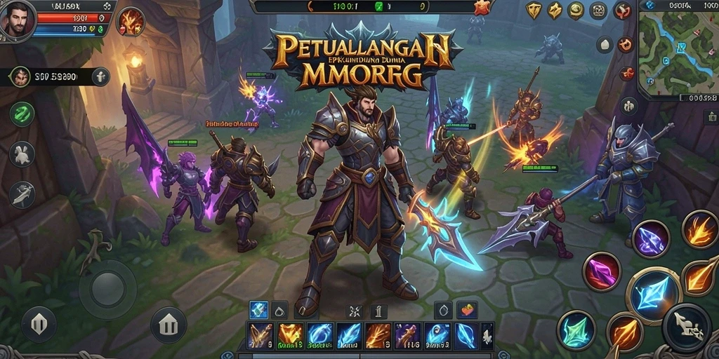 Tampilan gameplay S80 yang menakjubkan dalam dunia MMORPG.