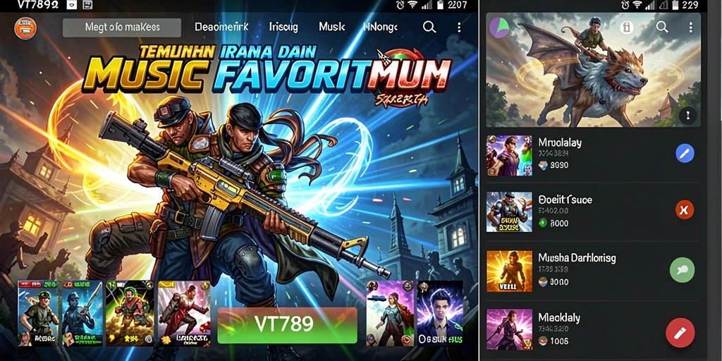 Screenshot VT789 menampilkan gameplay seru dan interaktif dari game Music.