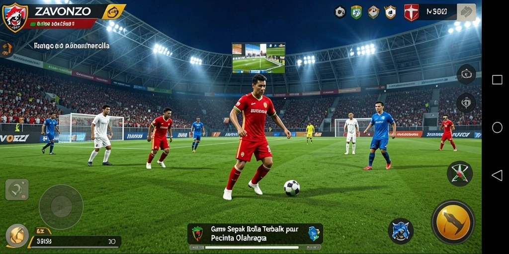 Tampilan gameplay ZAVONZO yang intens dan mendebarkan.
