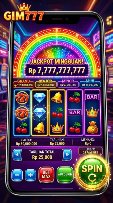 Screenshot fitur unggulan dari gim777 yang memudahkan pencarian aplikasi.